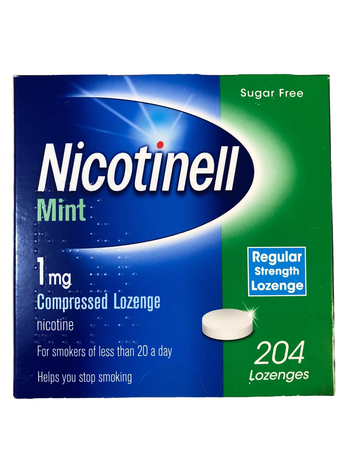 Nicotinell Mint Lozenge 1mg. Help You Stop Smoking. 204 Lozenges . Exp: 08/27