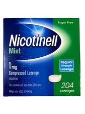 Image of Nicotinell Mint Lozenge 1mg. Help You Stop Smoking. 204 Lozenges . Exp: 08/27