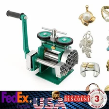 Rolling Mill Machine Rollers Metal Wire Flat Jewelry Tool Manual Combination USA