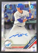 2019 Bowman Draft Chrome Pick Autographs #CDA-MB Michael Busch RC Auto