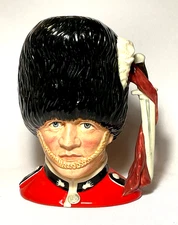 ROYAL DOULTON ~ Large Porcelain THE GUARDSMAN Toby Mug (D 6755, S.J.Taylor) ~ UK