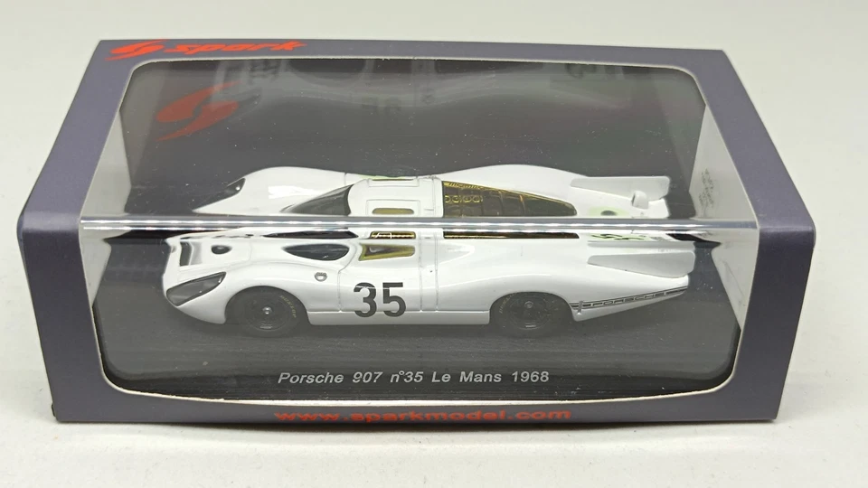 Porsche 907 1968 Soler-Roig – Lins 24 h Le Mans, Spark 1:43 - Imagen 2 de 4