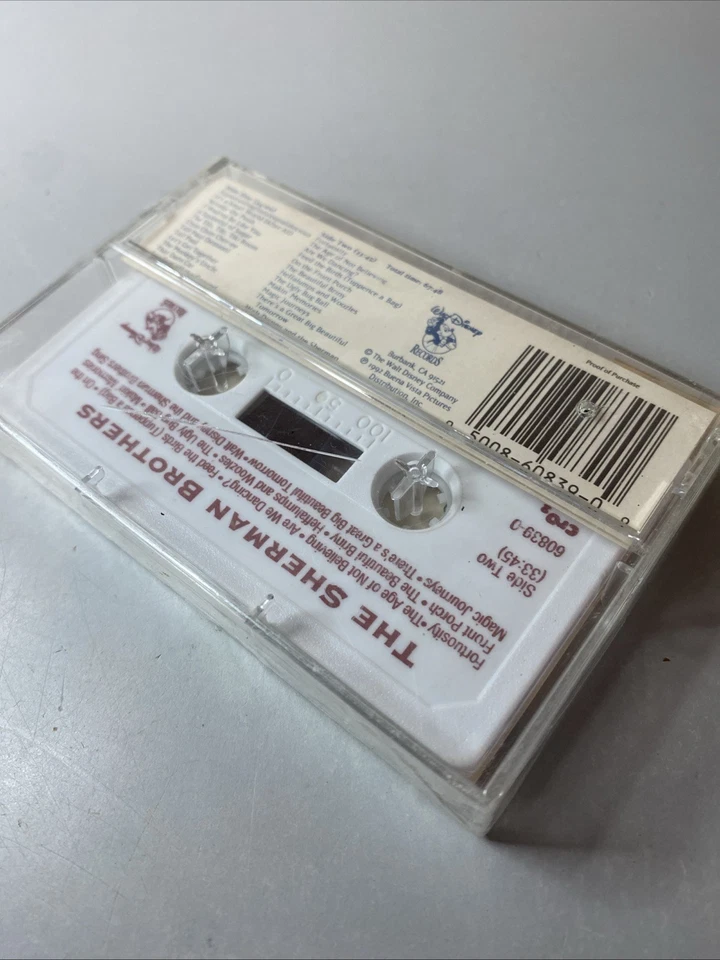 The Sherman Brothers (Cassette, 1992, Disney, CrO2) NEW SEALED - Image 4 of 4