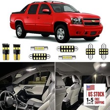 20pcs White Interior LED Lights Kits for 2002-2006 Chevy Avalanche 6000K Super 