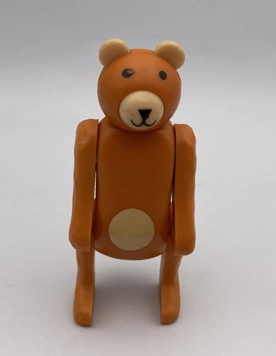 Fisher Price Little People Vintage 991 Circus Train ORANGE BEAR Replacement