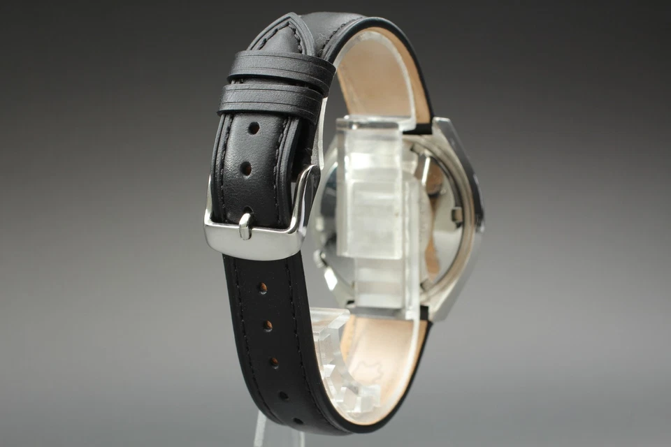 [Почти как новый] Винтажный 1975 SEIKO 5 Actus SS 6106-8690 синий кандзи 38 мм авто мужской Японии - Изображение 3 из 4