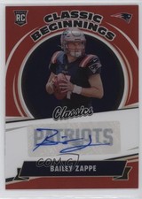 2022 Classics Classic Beginnings Red Signatures 21/25 Bailey Zappe Auto lz7