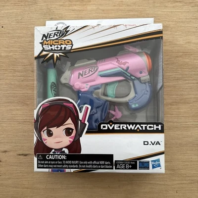 NERF MicroShots Overwatch D.Ava. Blaster with Darts - 2018 - Image 1 of 4