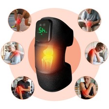 Knee Massager with Red Light Therapy and Heat and Vibration for Knee Support