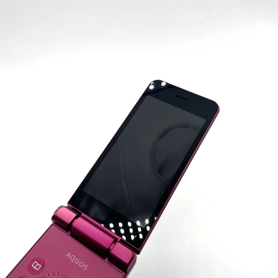 SHARP SH-N01 Red AQUOS KEITAI Flip Phone Unlocked SIM Free Japan - Image 4 of 4