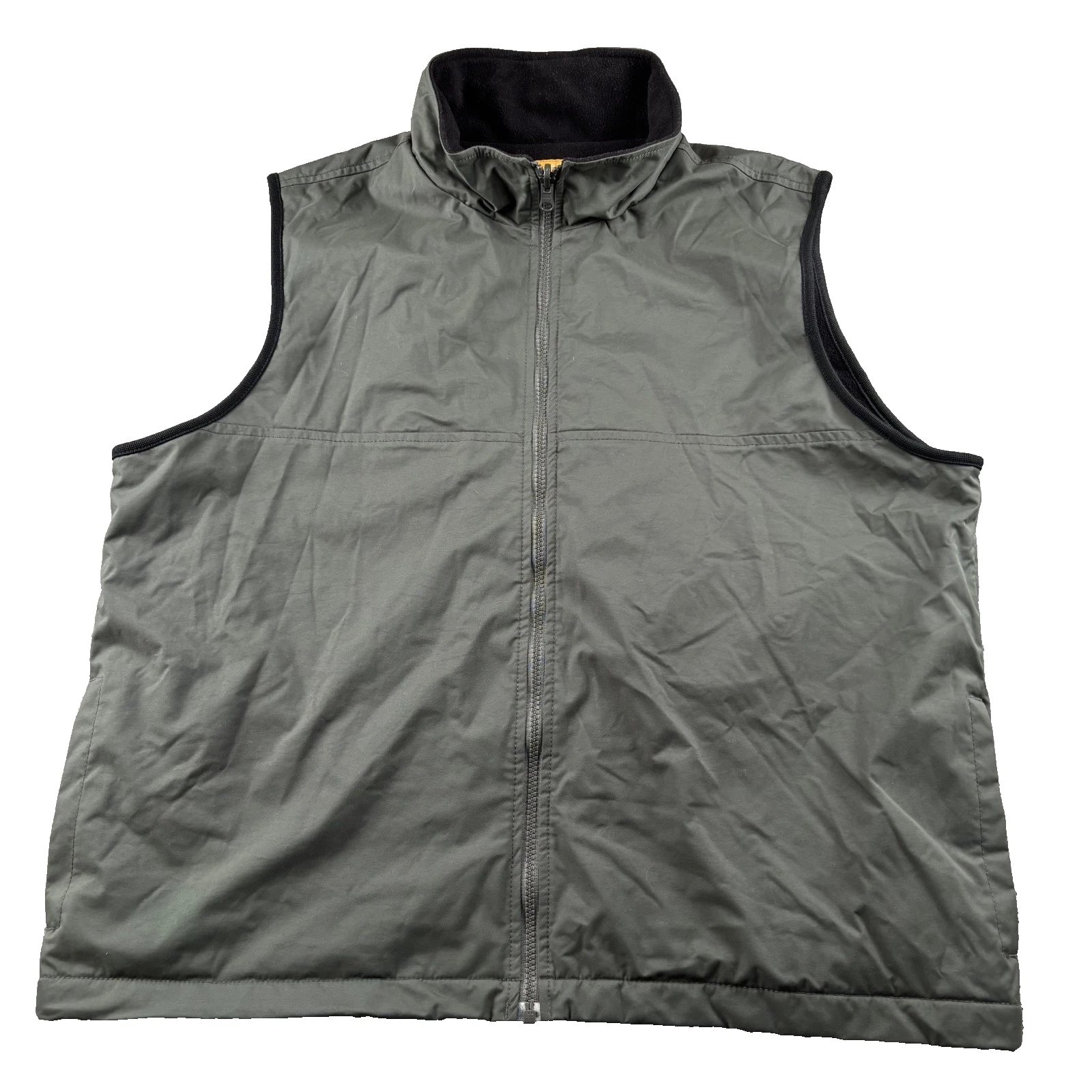 Eddie Bauer Performance System Vest Mens Large Green Fleece Lined Mock Neck
Opens in a new window or