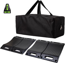 Heavy Duty Tire Saver Ramps 4-Pack - Prevent Flat Spots Damage, Portable