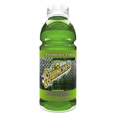Ready-To-Drink, 20 oz, Wide-Mouth Bottle, Lemon-Lime Sqwincher SQWINCHER