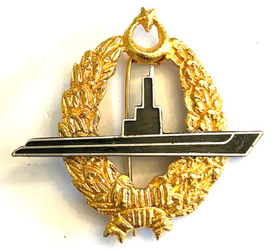 Turkish Submarine U-boat Badge