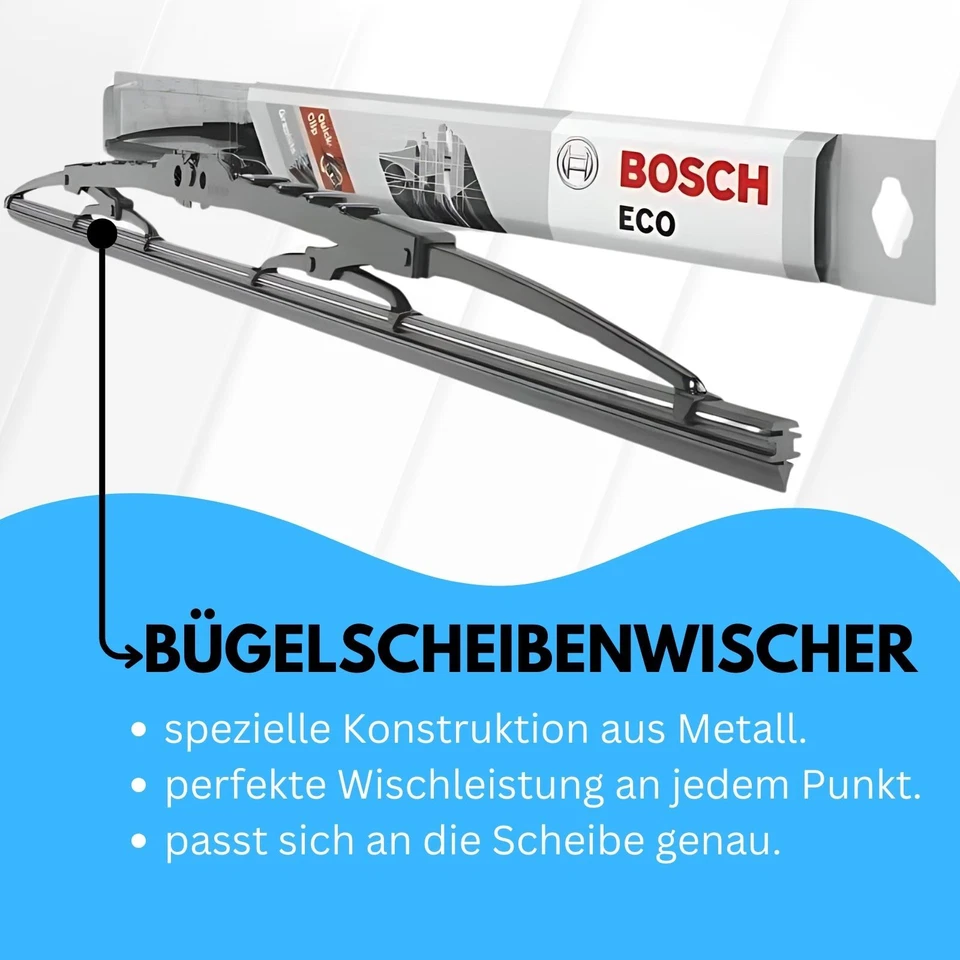 3x Scheibenwischer BOSCH + TWIN für BMW 3er e30 Touring 1987-1994 Scheumreiniger - Bild 2 von 4