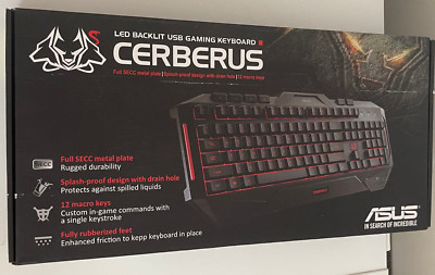ASUS CERBERUS TASTATUR KEYBOARD MECHANISCH GAMING PERFEKT