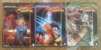 Street Fighter TPB Lot Vol 1, 2, 3 (2005) ~ Fight, New Challengers, Destiny