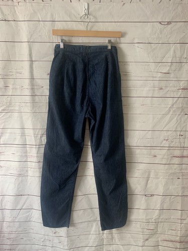 VTG 50s Wrangler Blue Bell Jeans Western High Waisted Denim Pants snaps W-26" - Picture 8 of 10