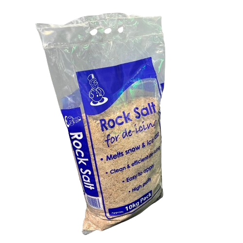 2 x Brown De Icing Salt 10kg Grit Gritting Snow Ice Rock Driveway Small