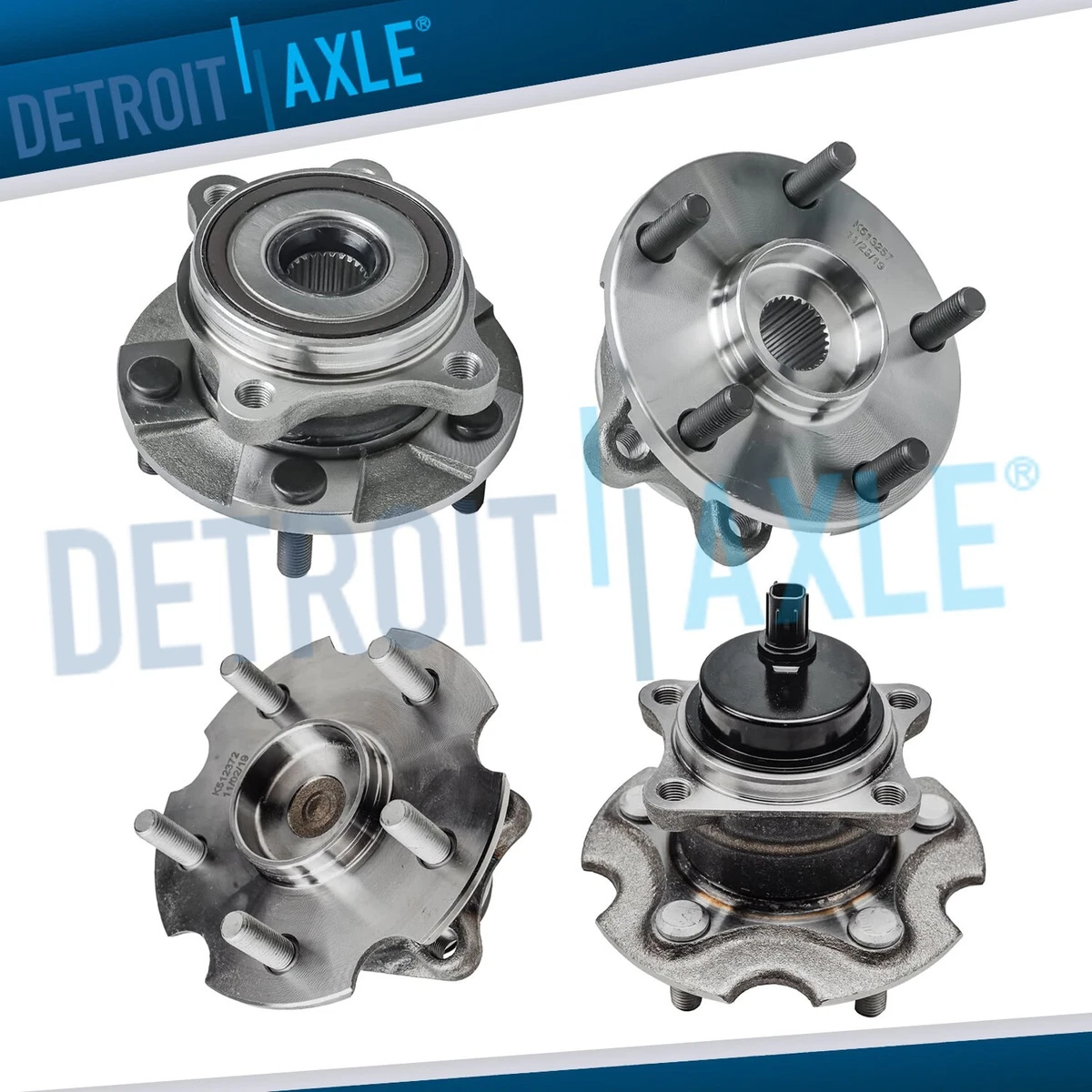 2 Rear Hub Wheel Bearng Assembly For 2001 2002 2003 2004 2005 Toyota