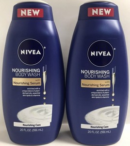 nivea nourishing care body wash with nourishing serum
