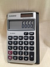 Casio SL-300SV Wallet Style Pocket Calculator 8 Digit Display XYZ