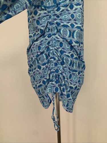 Talbots Cabana Life x Cover Up Dress Size XL UPF 50+ Blue White Resort Wear - Picture 4 of 16