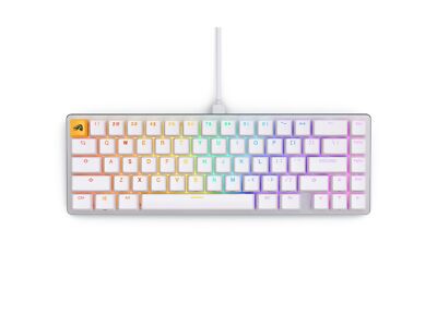 Glorious Gaming GMMK 2-65 Percent Keyboard - White Custom Layout - Compact Lo...