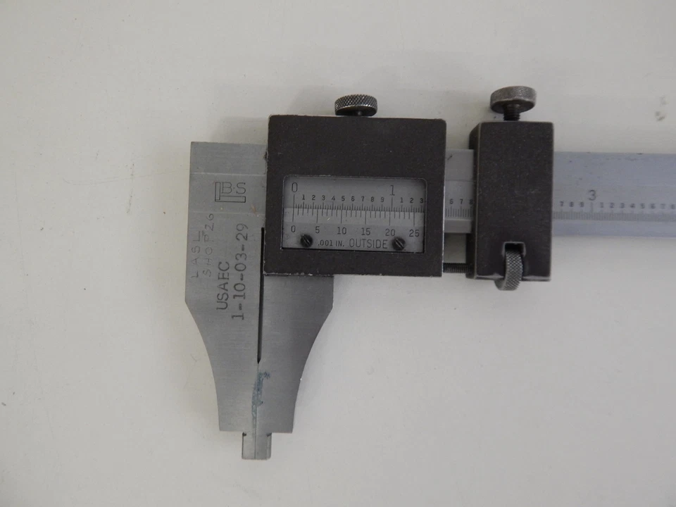 Calibro Vernier Brown And Sharpe #571 25" In Custodia Starrett (Czu17) - Image 2 of 4