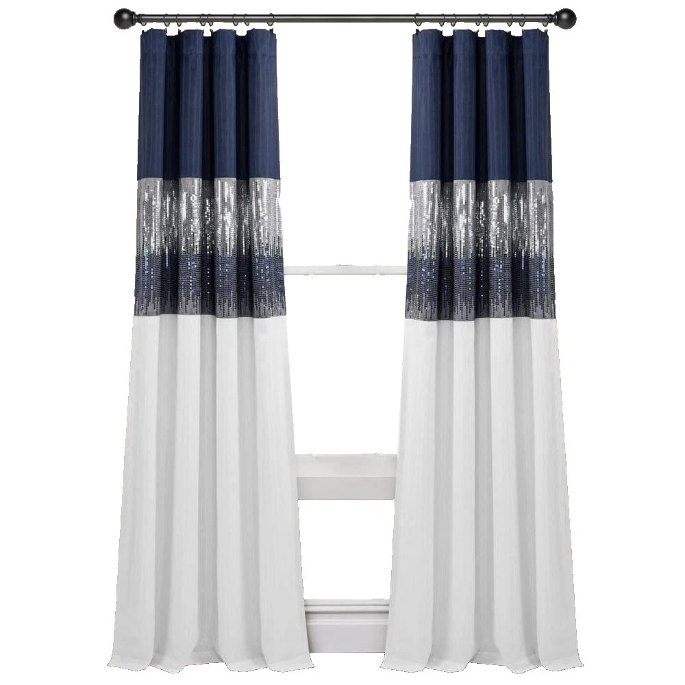 Полосатые современные оконные занавески и портьеры затемнение