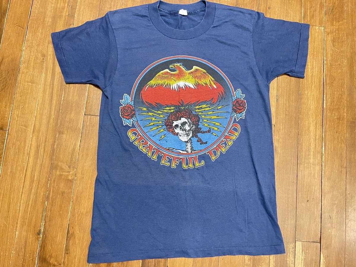 Vintage 1979 Grateful Dead Bertha Skull & Roses Art Mouse Kelley