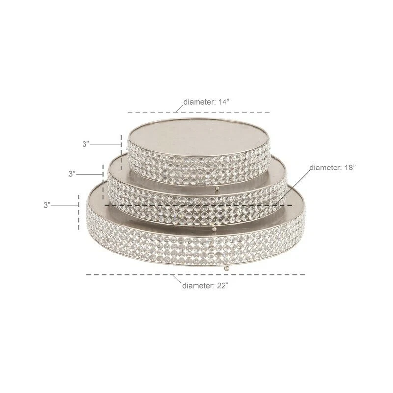 Wedding cake stand outlet set