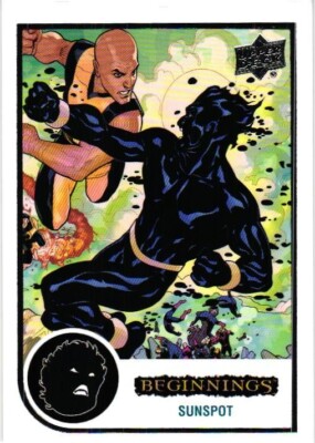 SUNSPOT #164 BASE 2023-24 UD Marvel Beginnings Volume 2 Series 2 Card