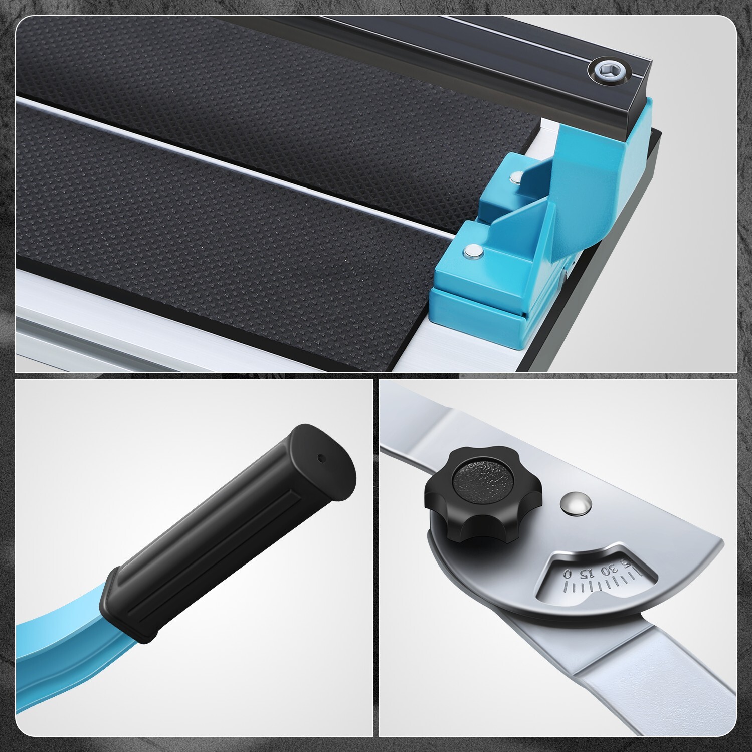 48" 60 Degree Professional Manual Tile Cutter Hand Tool Ceramic Floor Porcelain