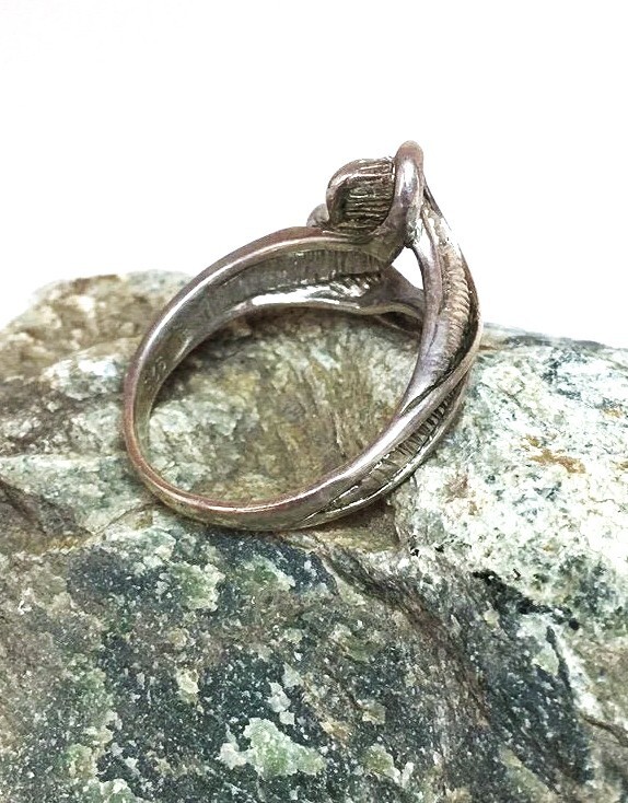 Unique Dramatic Handmade Wave Solid Sterling Silv… - image 3