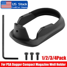 BRAND NEW Flared Magwell For PSA Dagger Compact - Carbon Reinforced Nylon -Black