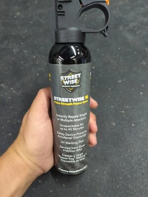 STREETWISE SECURITY PRODUCTS Streetwise Pepper 9oz Fogger Spray, Spray 18-25ft, 46% Hotter Than Competition