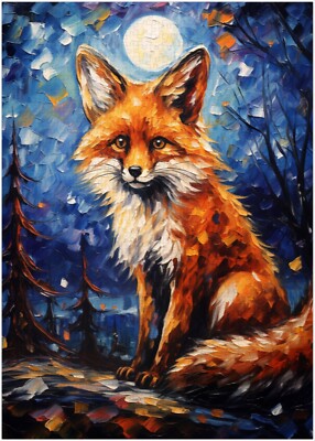 Sternennacht Fuchs Puzzle 300/500/1000 Teile