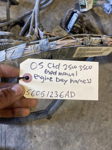 2005 DODGE RAM 2500 3500 CUMMINS 6SPD MANUAL ENGINE BAY HARNESS 56051236AD - Picture 2 of 14