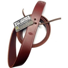 New 1-3/4  x 6  Burgundy or Black Latigo Leather Western Saddle Tie Strap