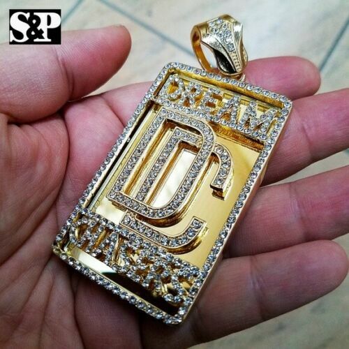 Ciondolo Dream Chasers con diamante Moissanite: gioielli hip hop in