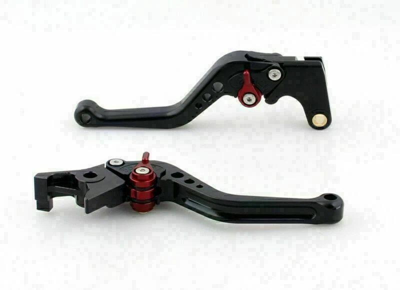 Short Brake Clutch Levers For Bucati MS4/MS4R M900/M1000 996/998/B/S/R Black T9 - Image 2 of 4