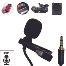 Mini Portable Microphone Clip Lapel Microphone Fits Android phone and Laptop