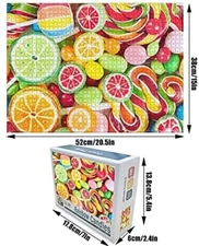 Gamepath 500pc Jigsaw Puzzle New Sealed - Rainbow Candies (C5)
