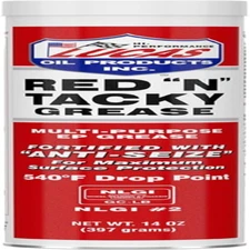 Oil 10005 Red 'N' Tacky Grease - 14 Oz.