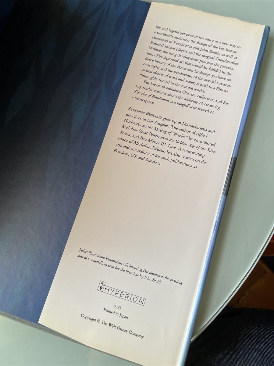 The Art of Pocahontas (1995, Hyperion) SIGNED! NUMBERED! 5/95