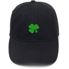 Embroidery Hat Cotton Embroidered Casual Men's Baseball Cap Shamrock