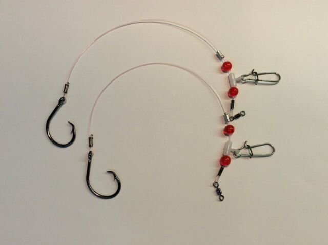 2 Pcs.100 Fluro Drum Rig Fish Finder Rig Surf Fishing