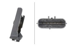 HELLA Accelerator pedal sensor position for AUDI SEAT SKODA VW 6PV 011 040-701