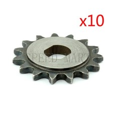 10pcs 15 Tooth Sprocket Dual D-bore for 25 chain electric scooter motors MY1020